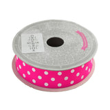 Polka Dot Grosgrain Ribbon, 7/8-Inch, 10 Yards