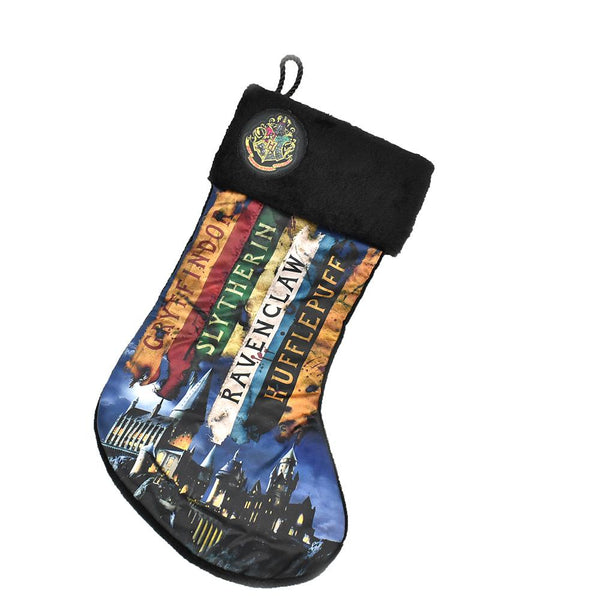 Harry Potter Houses Satin Christmas Stocking,18-Inch