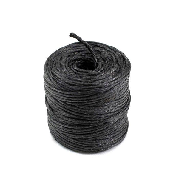 Burlap Jute Twine Rope, 3-Ply, 3mm, 75 Yards, Black