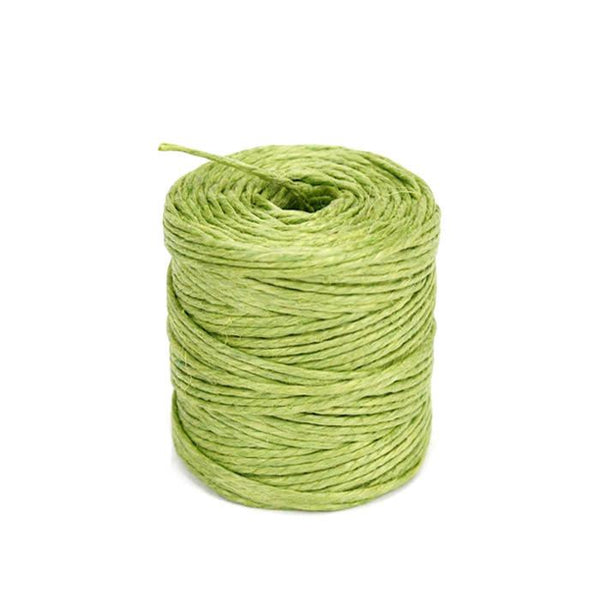 Burlap Jute Twine Rope, 3-Ply, 3mm, 75 Yards, Apple Green