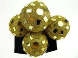 Glitter Disco Ornament Balls, 2-1/4-inch, 6-Piece