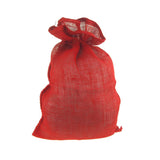 High Quality Natural Burlap Drawstring Santa Sack