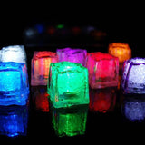 LED Ice Cubes Waterproof Submersible Lights, 12-Piece