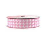 Hounds Tooth Glitter Grosgrain Ribbon, 7/8-inch, 4-yard