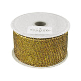 Metallic Disco Bling Christmas Ribbon, 2-Inch, 10 Yards