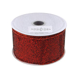 Metallic Disco Bling Christmas Ribbon, 2-Inch, 10 Yards