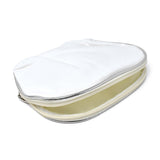 Cotton Muslin Shell Cosmetic Makeup Bag, 6-1/2-Inch