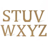 Smooth Pressed Board Wood Serif Letter, Natural, 5-1/8-Inch, Z