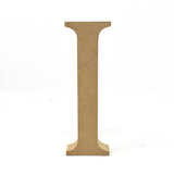 Smooth Pressed Board Wood Serif Letter, Natural, 5-1/8-Inch