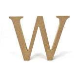 Smooth Pressed Board Wood Serif Letter, Natural, 5-1/8-Inch