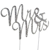 Sparkling Rhinestone Metal Crystal Cake Topper