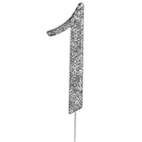 Sparkling Rhinestone Metal Crystal Cake Topper