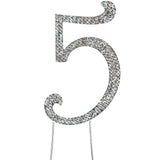 Sparkling Rhinestone Metal Crystal Cake Topper