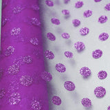 Glitter Dots Organza Roll, 19-Inch, 5 Yards