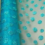 Glitter Dots Organza Roll, 19-Inch, 5 Yards