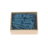 Mini Wooden Clothespins, 50-Count