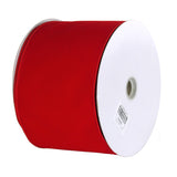 Red Velvet Christmas Ribbon Wired Edge, 50-Yard