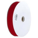 Red Velvet Christmas Ribbon Wired Edge, 50-Yard