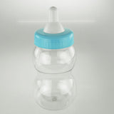 Large Plastic Baby Milk Bottle Coin Bank, 13-inch, Light Blue