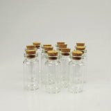 Mini Corked Jar Tube Bottle Favor Souvenir, 12-Piece