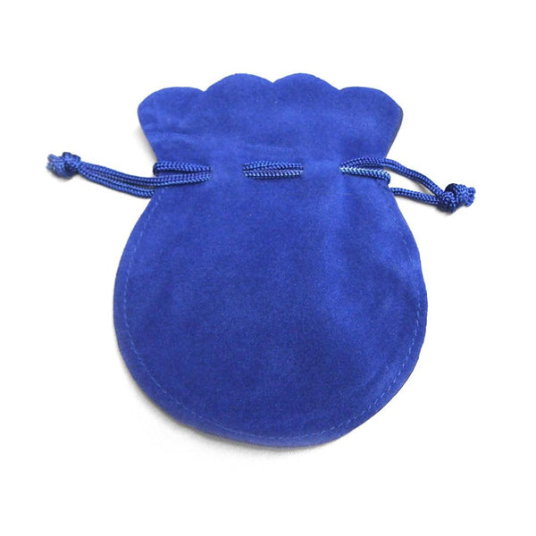 Velour Velvet Jewelry Gift Pouch, 3-Inch x 4-Inch , 12-Piece, Royal Blue