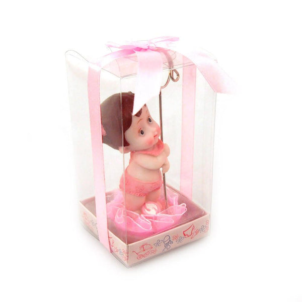 Baby Favors Souvenir, 4-1/2-Inch, Beach Baby, Light Pink