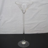 Jumbo Martini Glass Vase Wedding Centerpiece