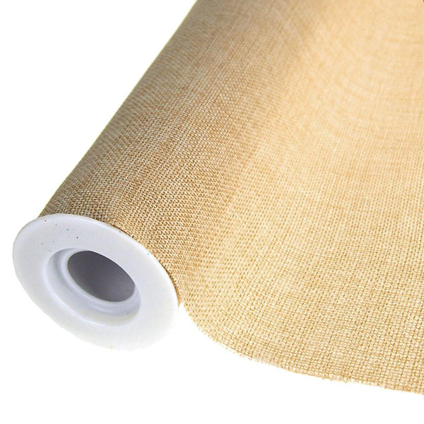 Faux Burlap Roll, Natural, 19-Inch, 5 Yards