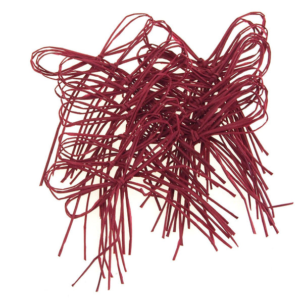 Ready To-Go Raffia Bows, 2-Inch, 24-Piece, Wine