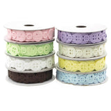 Polyester Button Garland Ribbon, 1/2-Inch, 10 Yards