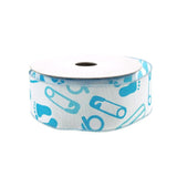 Baby Shower Items Polyester Wired Ribbon, 1-1/2-inch, 10-yard