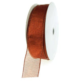 Shimmer Chiffon Holiday Christmas Ribbon Wired Edge, 1-1/2-Inch, 50 Yards