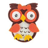 Owl Felt Animals, 2-inch, 12-Piece