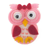 Owl Felt Animals, 2-inch, 12-Piece