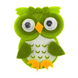 Owl Felt Animals, 2-inch, 12-Piece