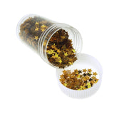 Star Sequins in Plastic Bottle, 0.4 Ounce, 12-Piece