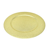 Glitter Round Charger Plate, 13-Inch, 1-Count