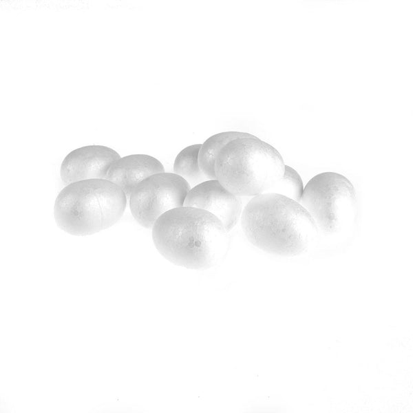 Polyfoam Eggs 2-Inch x 1-1/2-Inch, 12-Count