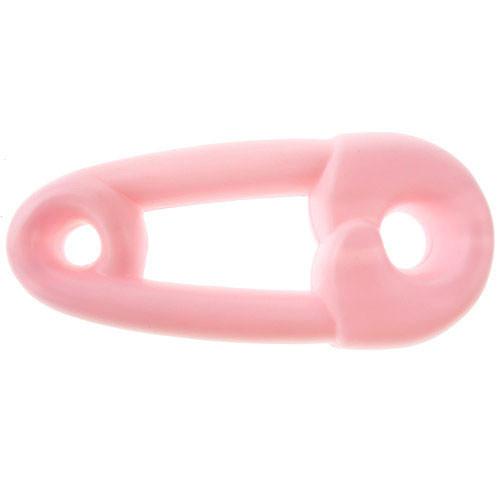 Plastic Baby Safety Diaper Pin, 8-inch, Pink