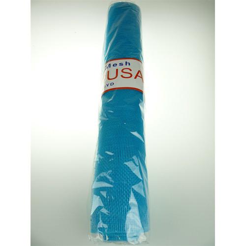 Floral Mesh Wrap  Roll, 21-Inch, 10 Yards, Turquoise