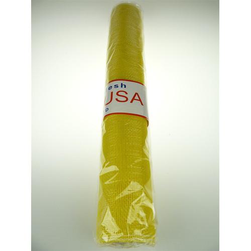 Floral Mesh Wrap  Roll, 21-Inch, 10 Yards, Yellow