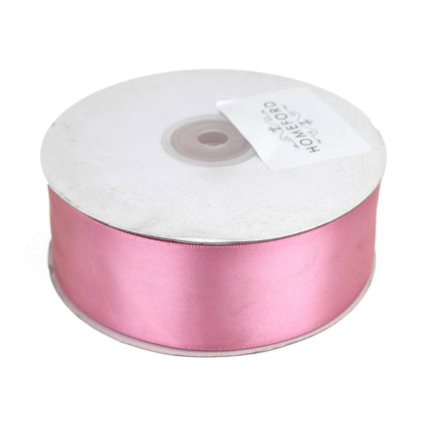 Single Face Satin Ribbon, 1-1/2-Inch, 50 Yards, Rosy Mauve