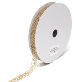 Glitter Web Mesh Ribbon, 5/8-Inch, 25 Yards