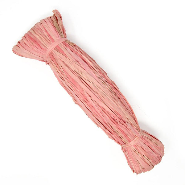 Small Raffia Grass Bundle, Pink, 50-Grams