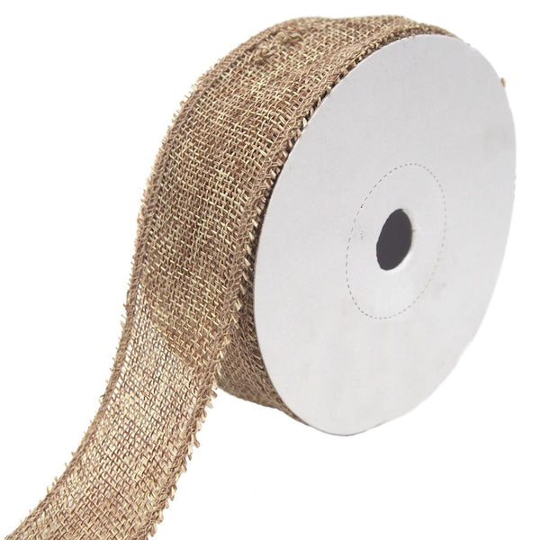 Loose Weave Faux Jute Ribbon, Natural, 1-1/2-Inch, 10-Yards