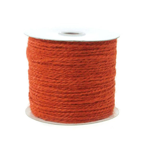 Jute Twine Cord Rope Ribbon, 1/16-Inch, 100 Yards, Red