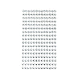 Rhinestone Gems Sticker Strips, 1/4-Inch, 17-Count