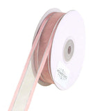 Silver Line Satin Edge Organza Ribbon, 25-Yard