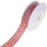 Frosted Sparkling Glitter Ribbon, 7/8-Inch, 10-Yard