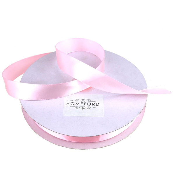 Single Face Satin Ribbon, 7/8-Inch, 50 Yards, Light Pink